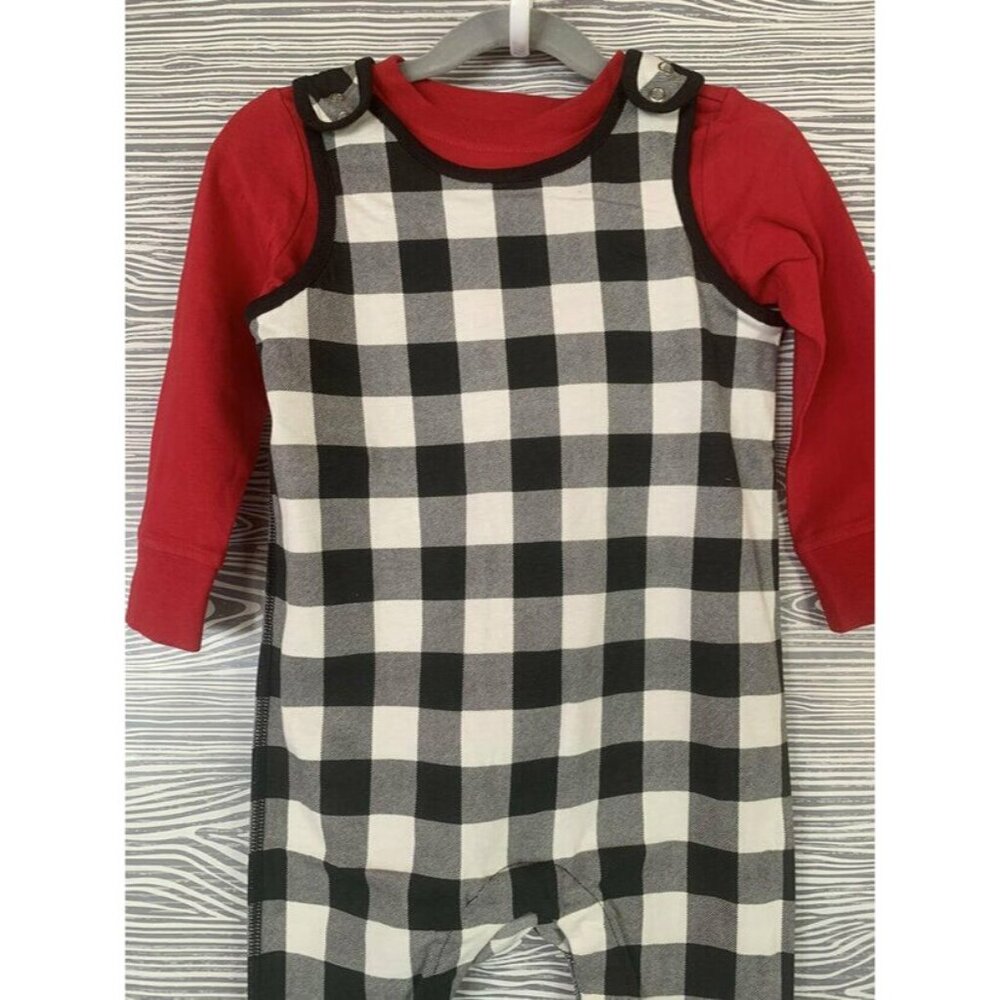 HA Buffalo Check Overall Set 3T NWT
